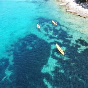 6 Bedroom Beachfront Villa with Heated Pool near Vela Luka on Korcula Island, Sleep 12